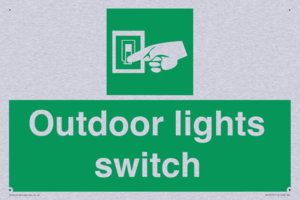 Outdoor lights switch